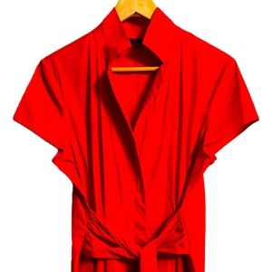 Lafayette 148 size 12 red dress.